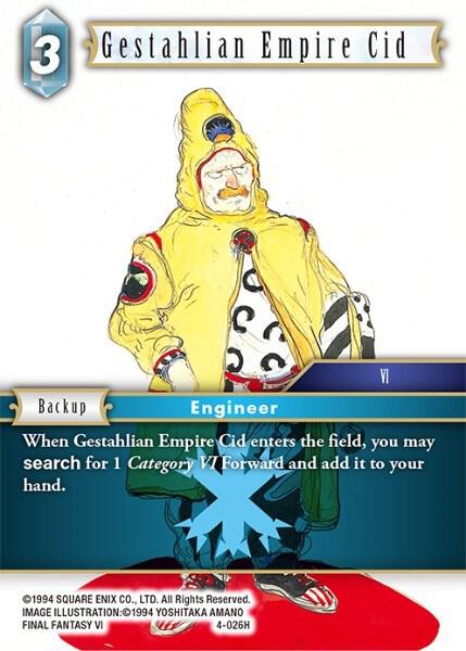 Gestahlian Empire Cid, Opus IV 4-026H