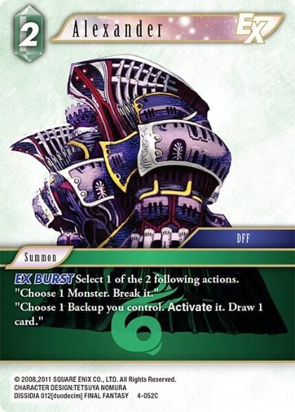 Alexander EX, Opus IV 4-052C