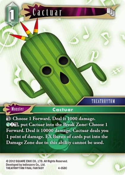Cactuar, Opus IV 4-058C
