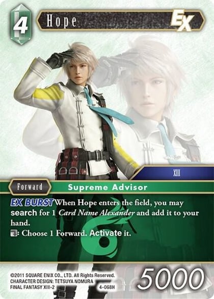 Hope EX, Opus IV 4-068H