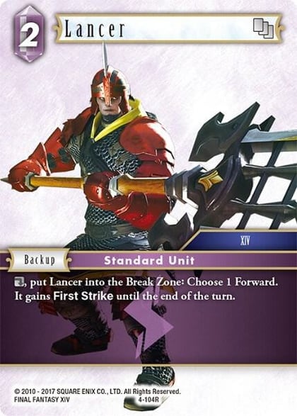 Lancer, Opus IV 4-104R