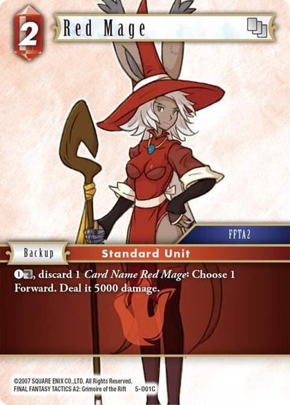 Red Mage (Fire), Opus V 5-001C