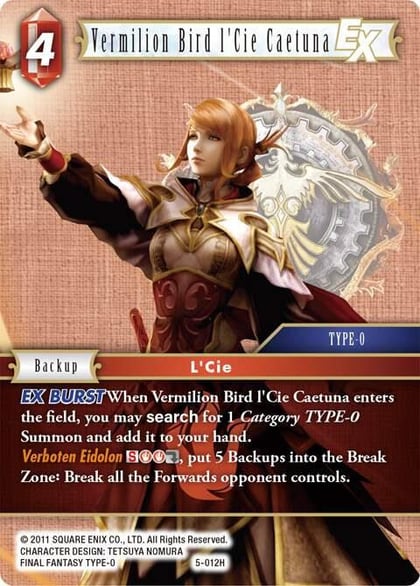 Vermilion Bird l'Cie Caetuna, Opus V 5-012H