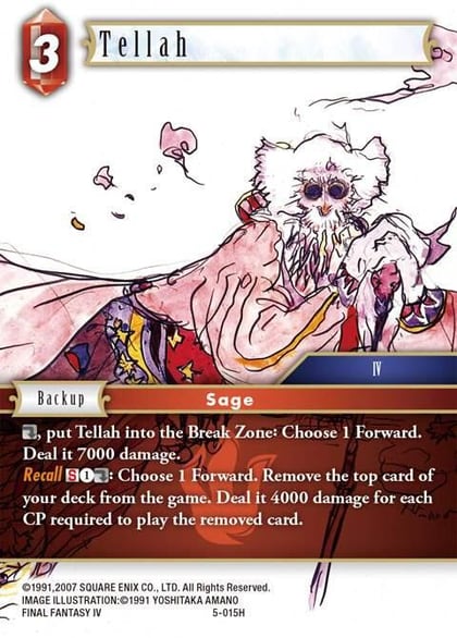 Tellah, Opus V 5-015H
