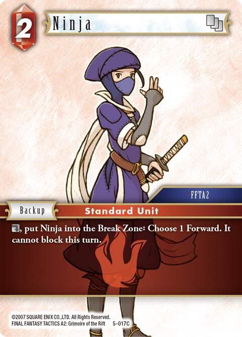 Ninja (Fire), Opus V 5-017C