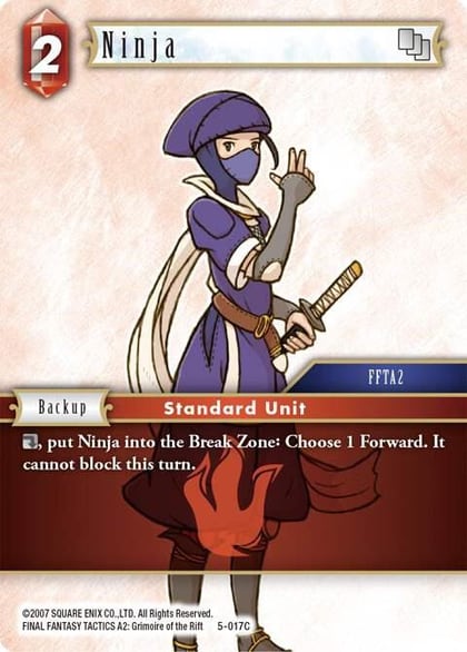 Ninja (Fire), Opus V 5-017C