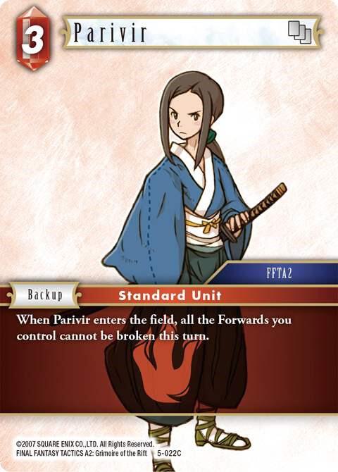 Parivir, Opus V 5-022C