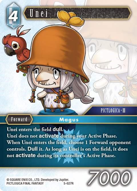 Unei, Opus V 5-027R