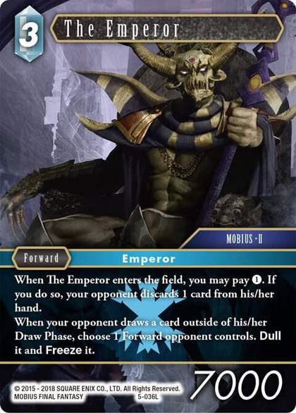 The Emperor, Opus V 5-036L