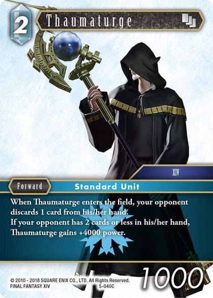 Thaumaturge, Opus V 5-040C