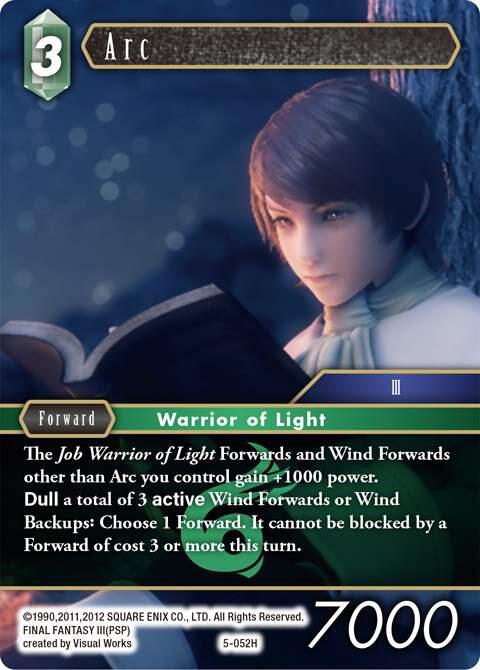 Arc, Opus V 5-052H
