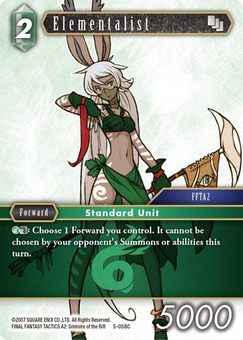 Elementalist, Opus V 5-058C
