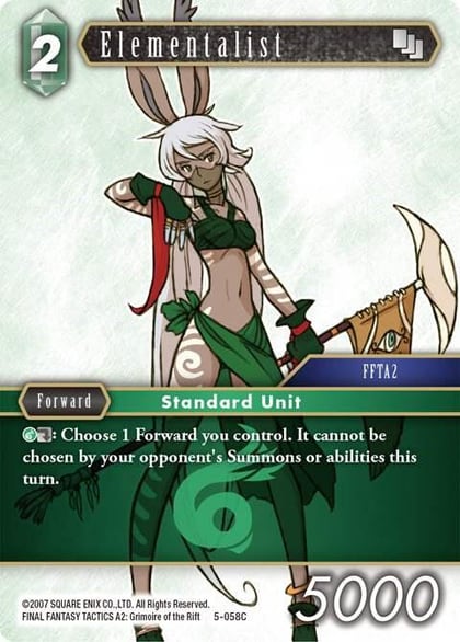 Elementalist, Opus V 5-058C