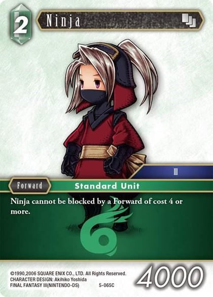Ninja (Luneth), Opus V 5-065C