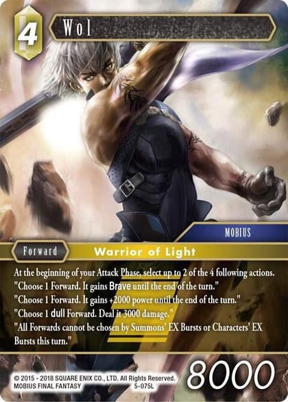 Wol (Legend), Opus V 5-075L