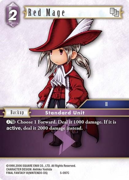 Red Mage (Luneth), Opus V 5-097C