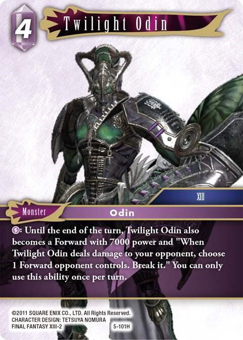 Twilight Odin, Opus V 5-101H