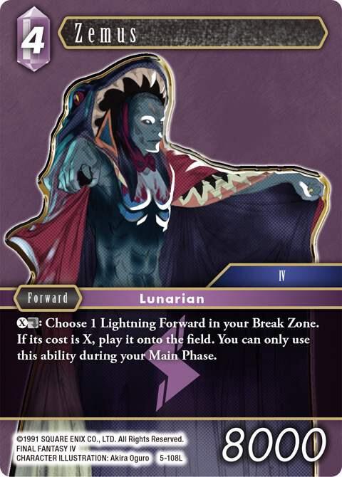 Zemus, Opus V 5-108L