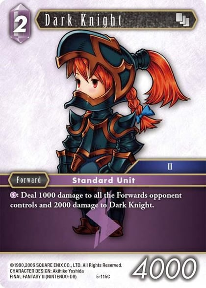 Dark Knight (Refia), Opus V 5-115C