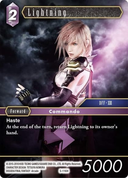 Lightning, Opus V 5-116H