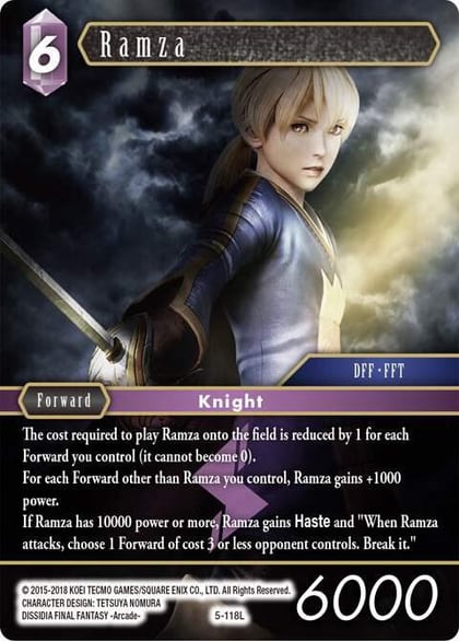 Ramza, Opus V 5-118L