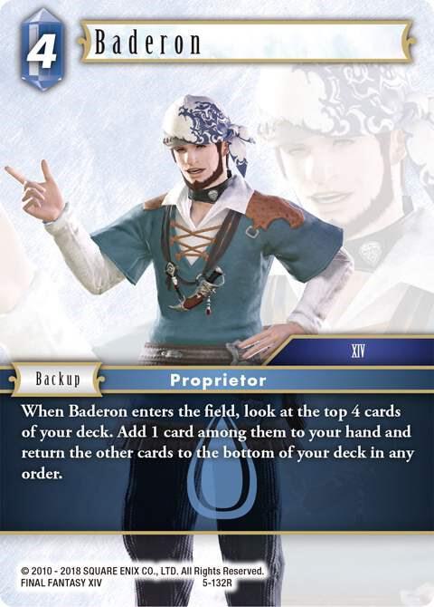 Baderon, Opus V 5-132R