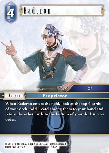 Baderon, Opus V 5-132R