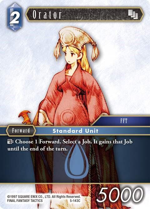 Orator (Female Unit), Opus V 5-143C