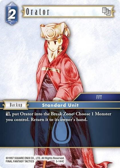 Orator (Male Unit), Opus V 5-144C