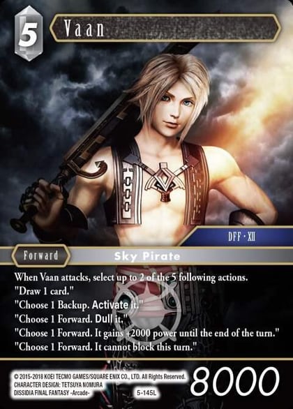 Vaan (Legend), Opus V 5-145L