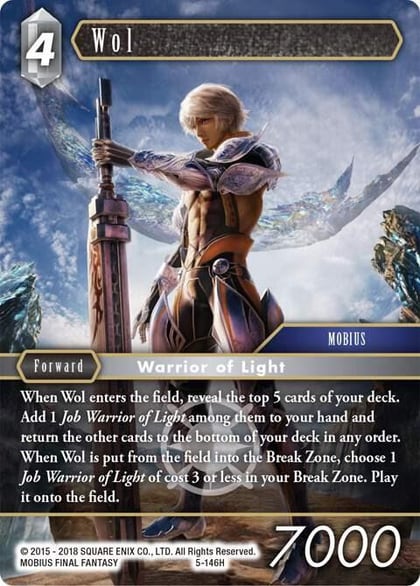 Wol (Hero), Opus V 5-146H