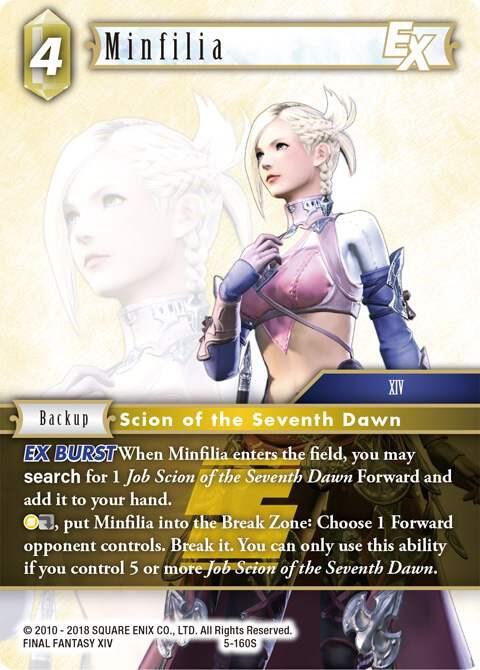 Minfilia EX, Opus V 5-160S