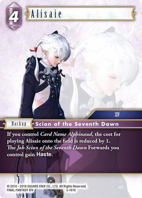 Alisaie, Opus V 5-161S