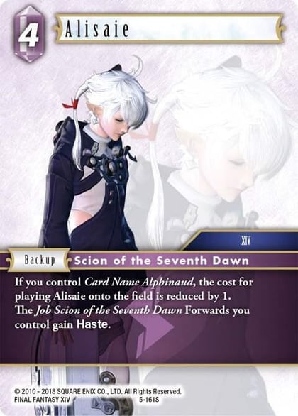 Alisaie, Opus V 5-161S