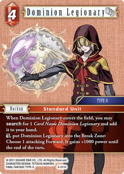 Dominion Legionary, Opus VI 6-011C