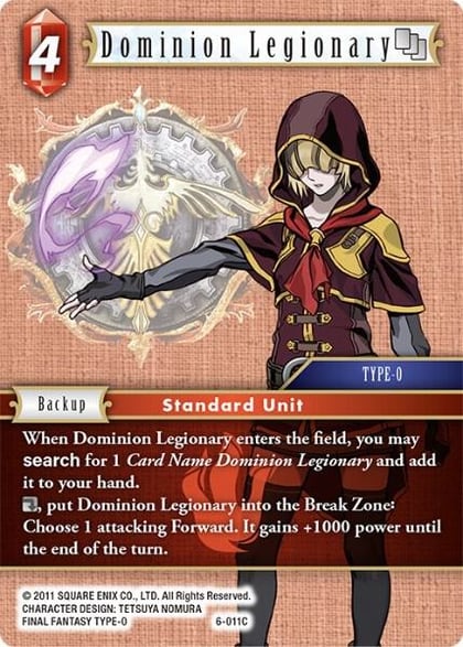 Dominion Legionary, Opus VI 6-011C