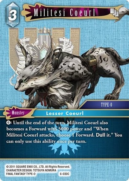 Militesi Coeurl, Opus VI 6-030C