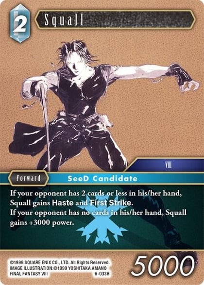 Squall, Opus VI 6-033H