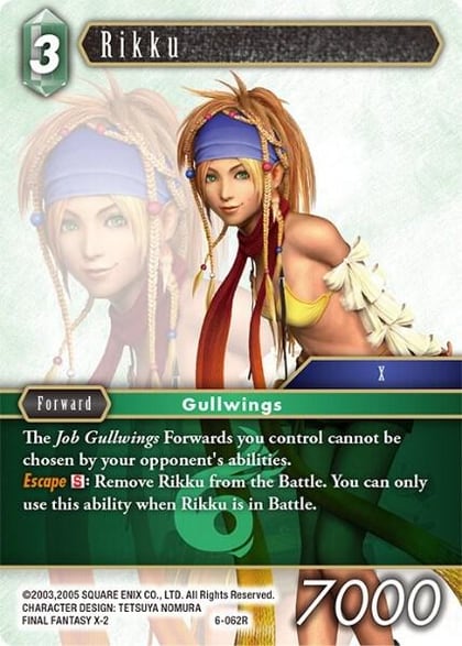 Rikku, Opus VI 6-062R