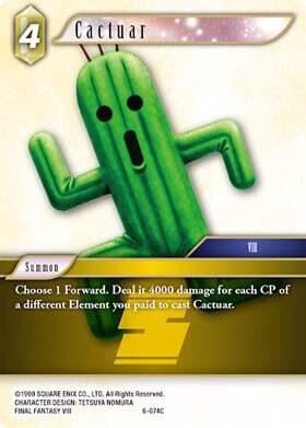 Cactuar, Opus VI 6-074C