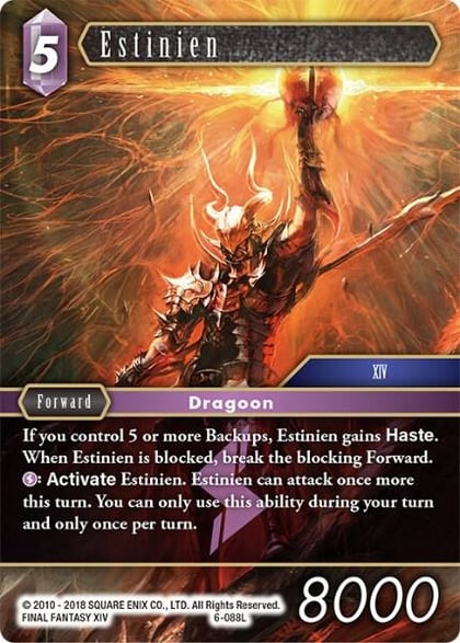 Estinien, Opus VI 6-088L