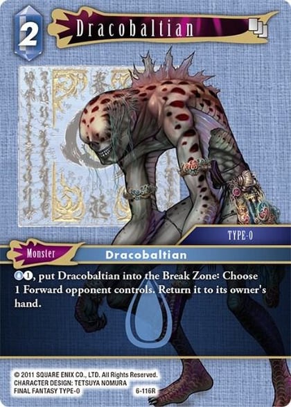 Dracobaltian, Opus VI 6-116R