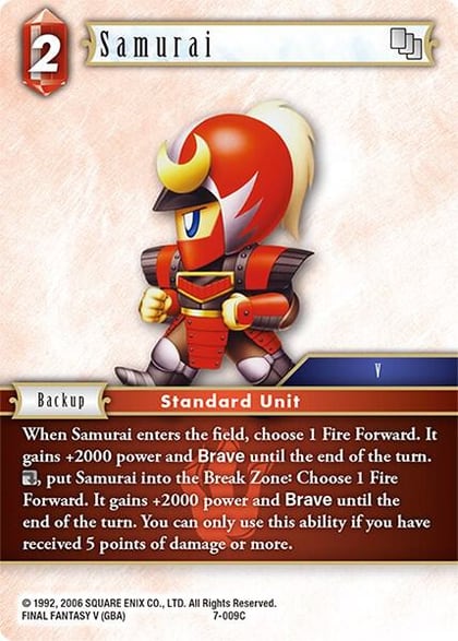 Samurai, Opus VII 7-009C