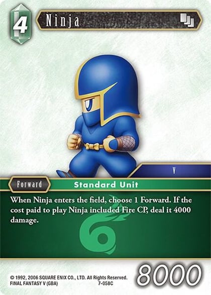 Ninja (7-058C), Opus VII 7-058C