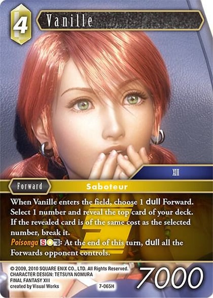 Vanille, Opus VII 7-065H