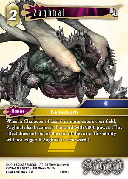 Zaghnal, Opus VII 7-070R