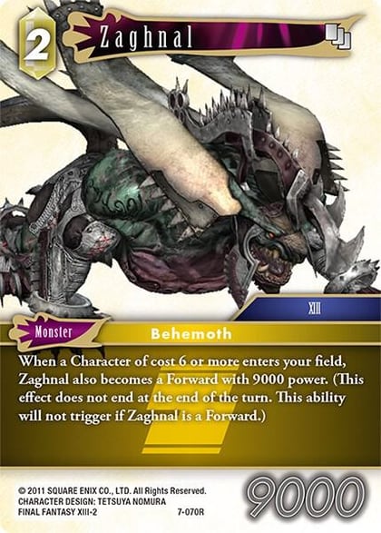 Zaghnal, Opus VII 7-070R