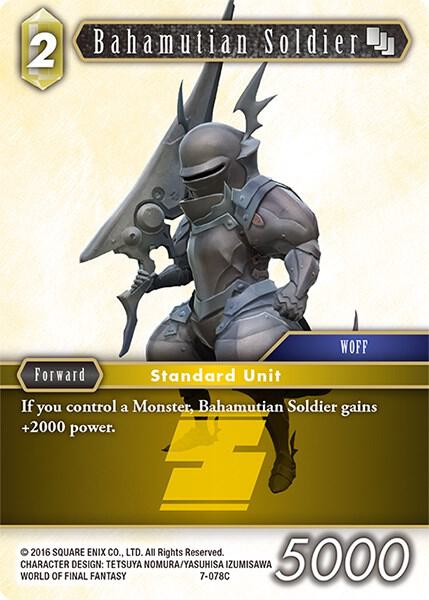 Bahamutian Soldier, Opus VII 7-078C