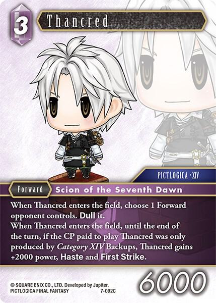 Thancred, Opus VII 7-092C