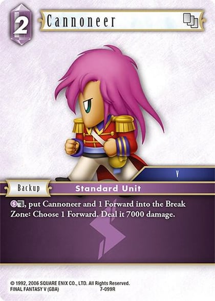 Cannoneer, Opus VII 7-099R
